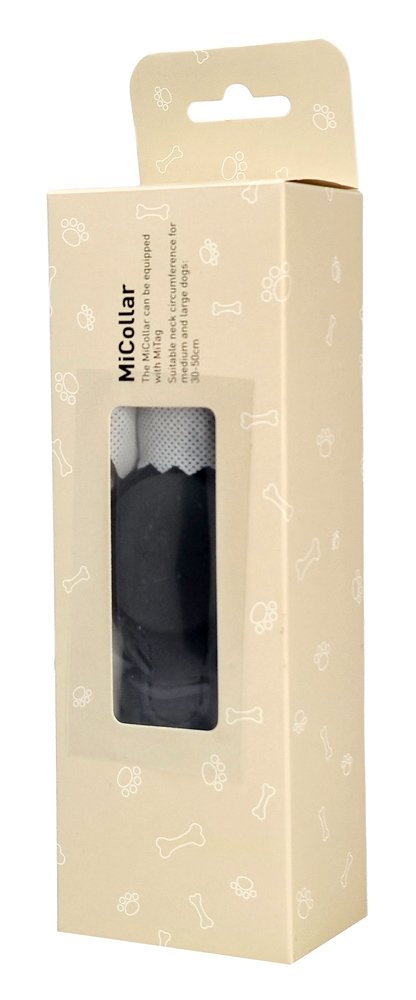 MILI κολάρο με θήκη smart tag MiCollar για σκύλους, small, μαύρο - Image 3
