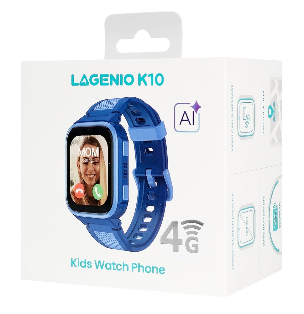 LAGENIO GPS smartwatch για παιδιά , 1.8", με κάμερα, 4G, IP68, μαύρο - Image 7