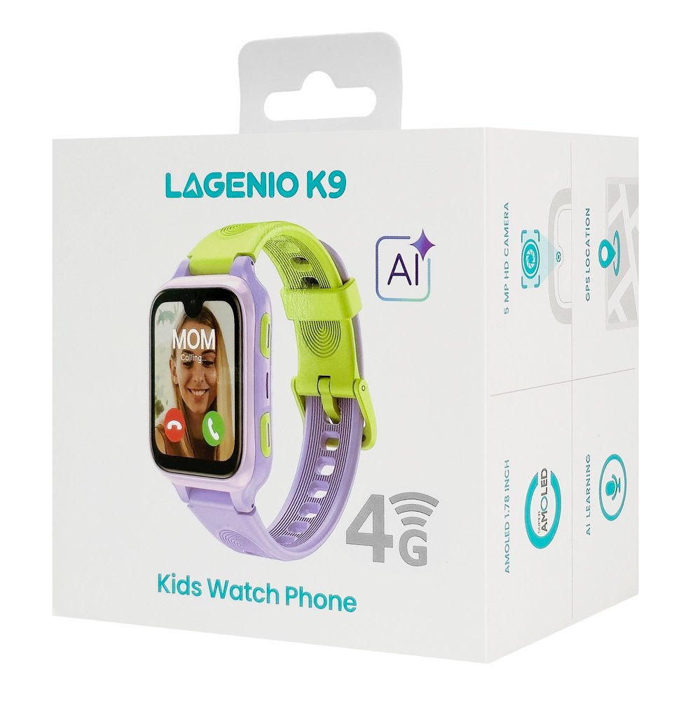LAGENIO GPS smartwatch για παιδιά , 1.78" AMOLED, με κάμερα, 4G, IP68, μπλε - Image 5