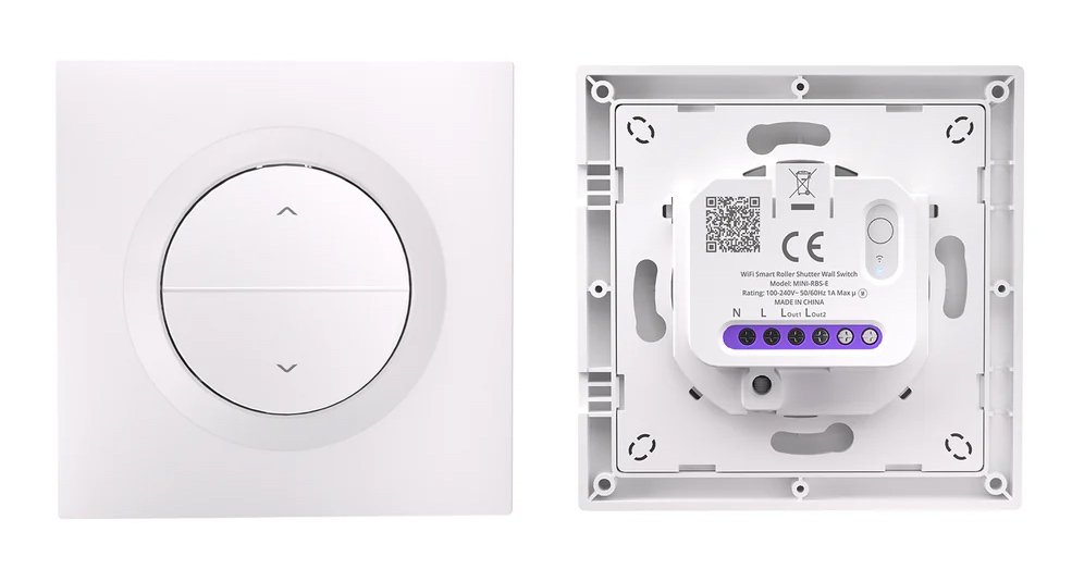 SONOFF smart επιτοίχιος διακόπτης ρολών Orb-, WiFi, Matter, 1A, λευκός
