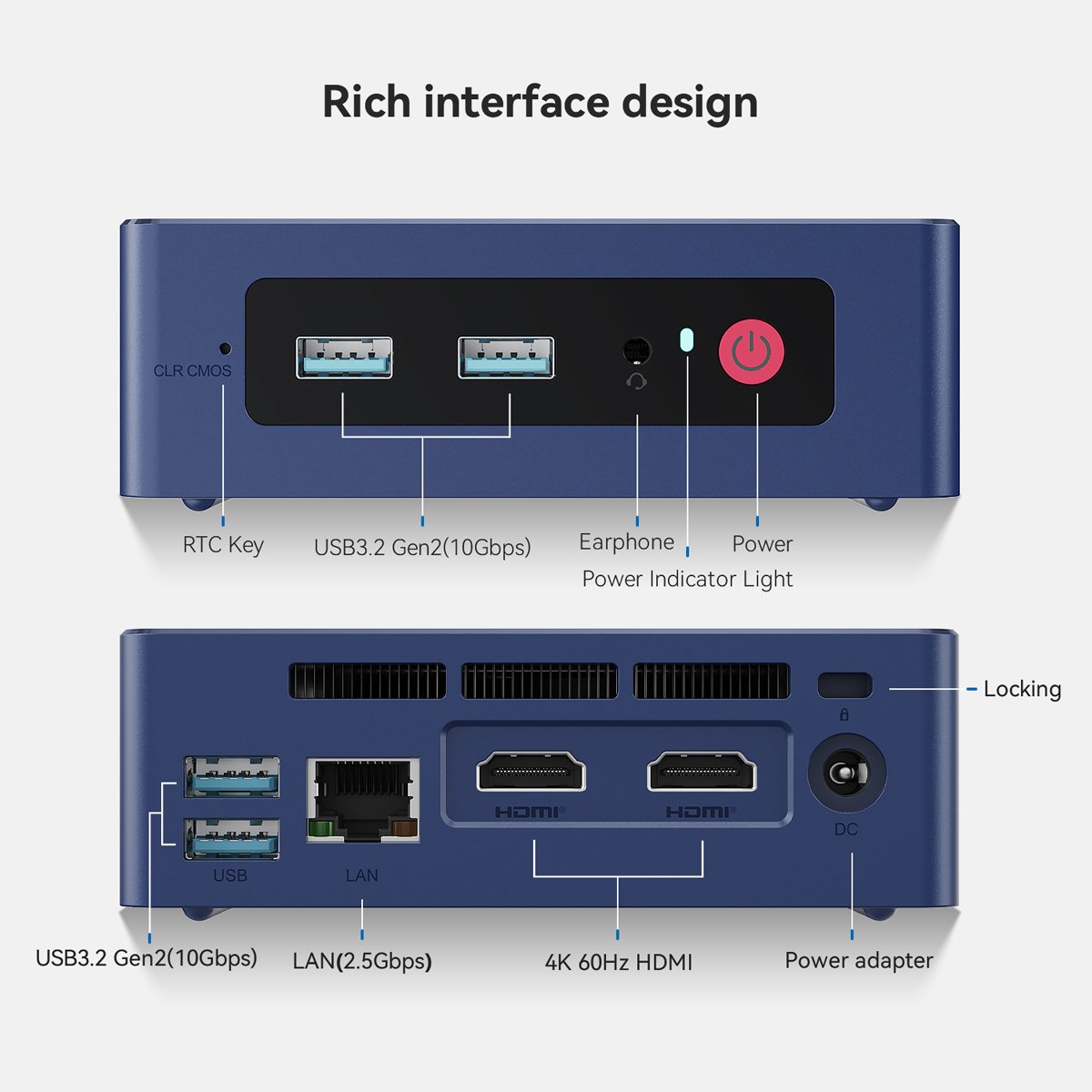 BEELINK mini PC ini S13, Intel N150, 12GB, 512GB .2, Windows 11 Pro - Image 4