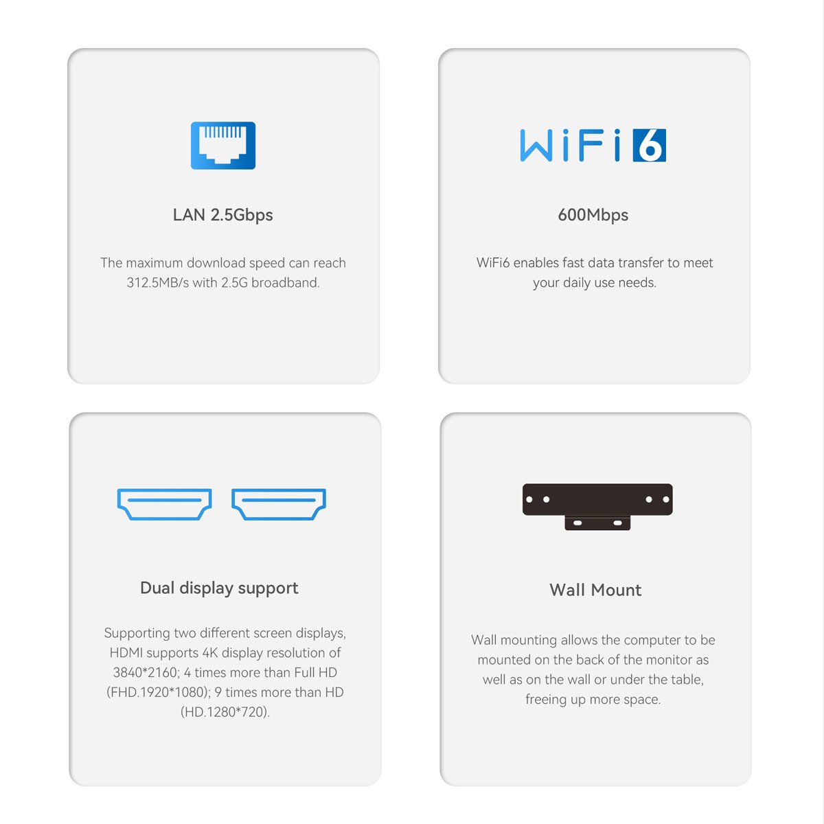 BEELINK mini PC ini S13, Intel N150, 12GB, 512GB .2, Windows 11 Pro - Image 13
