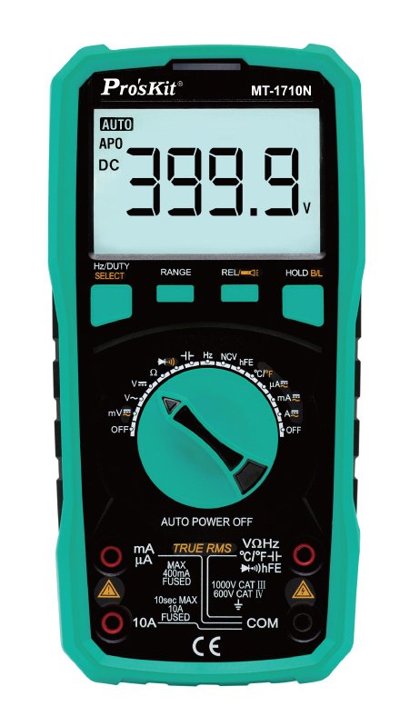 PROSKIT ψηφιακό πολύμετρο , μέτρηση AC/DC, True RMS, NCV