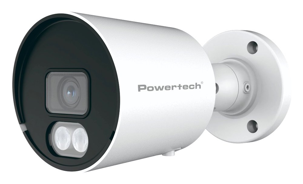 POWERTECH υβριδική κάμερα CCTV  με μικρόφωνο & Full Color λειτουργία, 5MP, 2.8mm, IP67