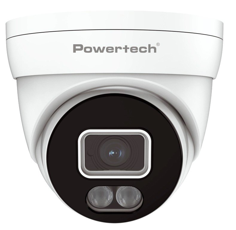 POWERTECH υβριδική κάμερα CCTV  με μικρόφωνο & Full Color λειτουργία, 5MP, 2.8mm, IP67