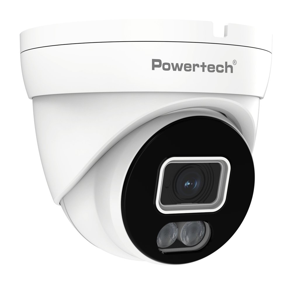 POWERTECH υβριδική κάμερα CCTV με μικρόφωνο & Full Color λειτουργία, 8MP, 2.8mm, IP67 - Image 2