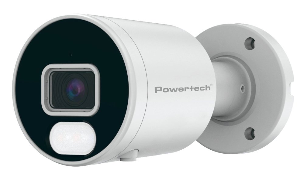 POWERTECH IP κάμερα με μικρόφωνο & Full Color λειτουργία, 4MP, 2.8mm, PoE, IP67