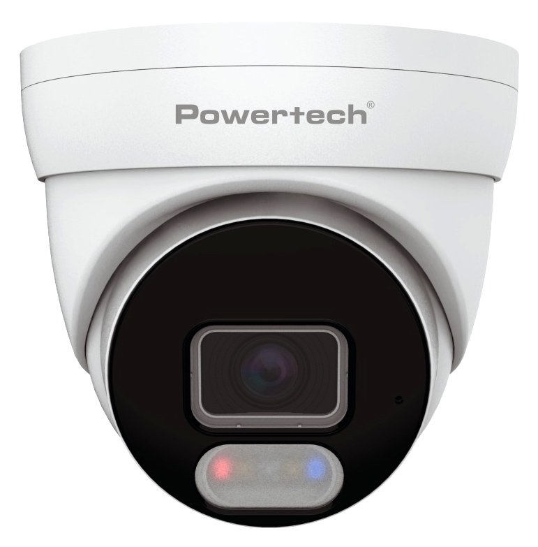 POWERTECH IP κάμερα  με μικρόφωνο & Full Color λειτουργία, 8MP, 2.8mm, PoE, IP67