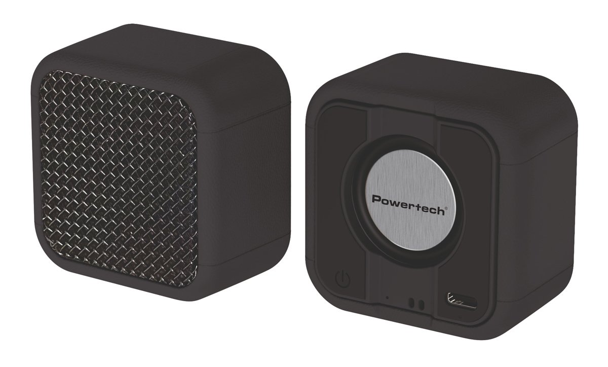 POWERTECH μίνι φορητό ηχείο TWS , μαγνητικό, 5W, Bluetooth, 400mAh, μαύρο