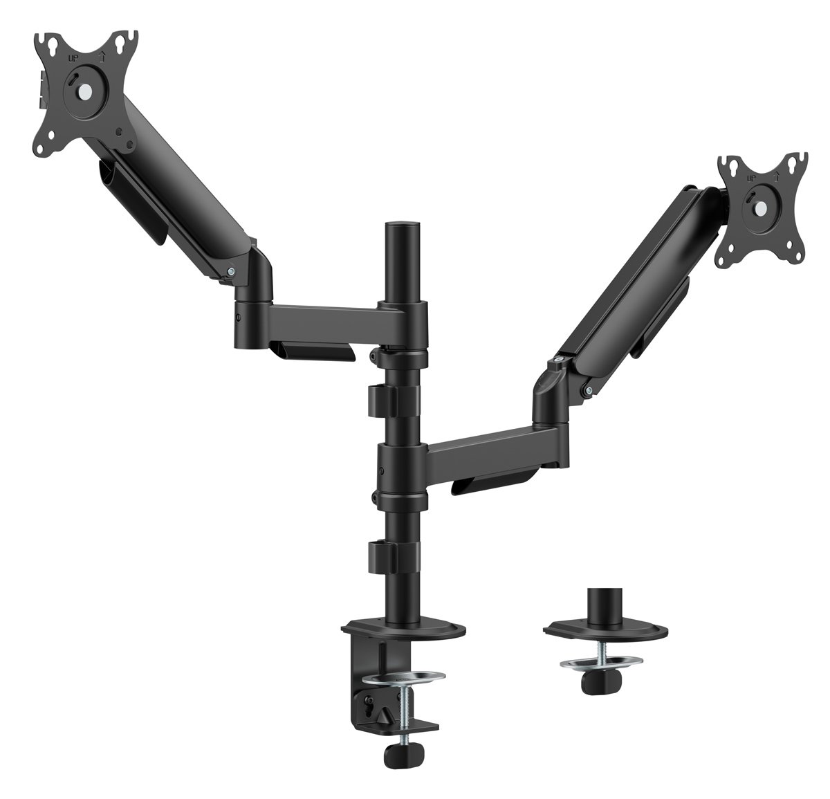 POWERTECH βάση γραφείου για 2x οθόνες , 17-32", έως 9kg
