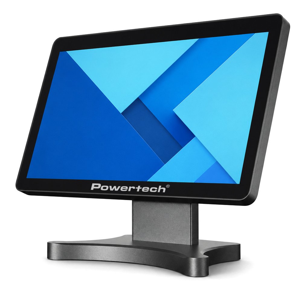 POWERTECH οθόνη αφής , LCD, 17.3" 1920x1080p, HDMI/VGA, VESA 75x75mm, μαύρη
