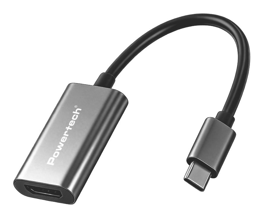 POWERTECH αντάπτορας USB-C σε HDMI , 4K/30Hz, 10 Gbps, γκρι