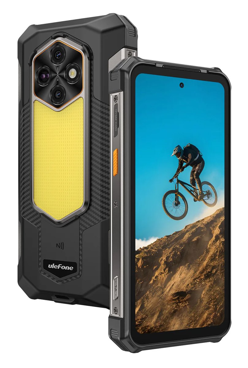 ULEFONE smartphone ugKing 5 Pro, 6.78", 8/256GB, 20000mAh, IP68/IP69K/MIL-STD-810H, μαύρο
