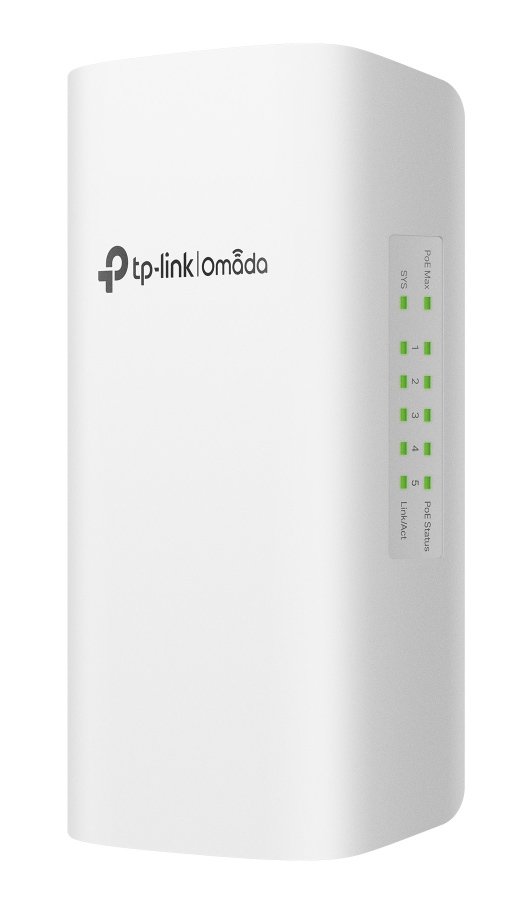 TP-LINK smart switch , 1x Gigabit PoE++ in/4x Gigabit PoE+ out, V1.0