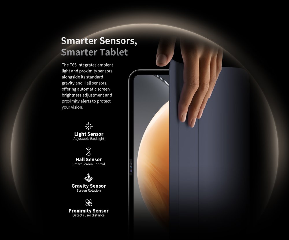 TECLAST tablet , 13.4", 6/128GB, 4G, Android 15, 8000mAh, γκρι - Image 4