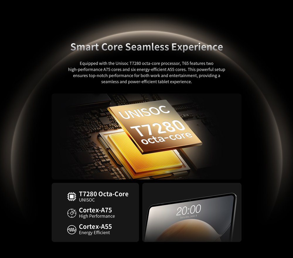 TECLAST tablet , 13.4", 6/128GB, 4G, Android 15, 8000mAh, γκρι - Image 14