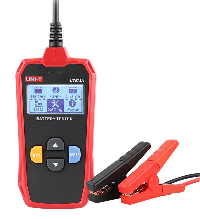 UNI-T tester μπαταρίας αυτοκινήτου , 12/24V, 3-250Ah