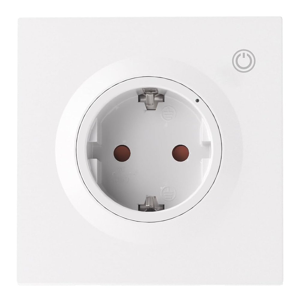 SONOFF smart επιτοίχια πρίζα ρεύματος , WiFi, Matter, 16A/4000W, λευκή