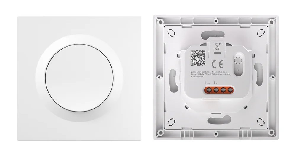 SONOFF smart επιτοίχιος διακόπτης Orb-W1L, μονός, ZigBee 3.0, 6A, λευκός